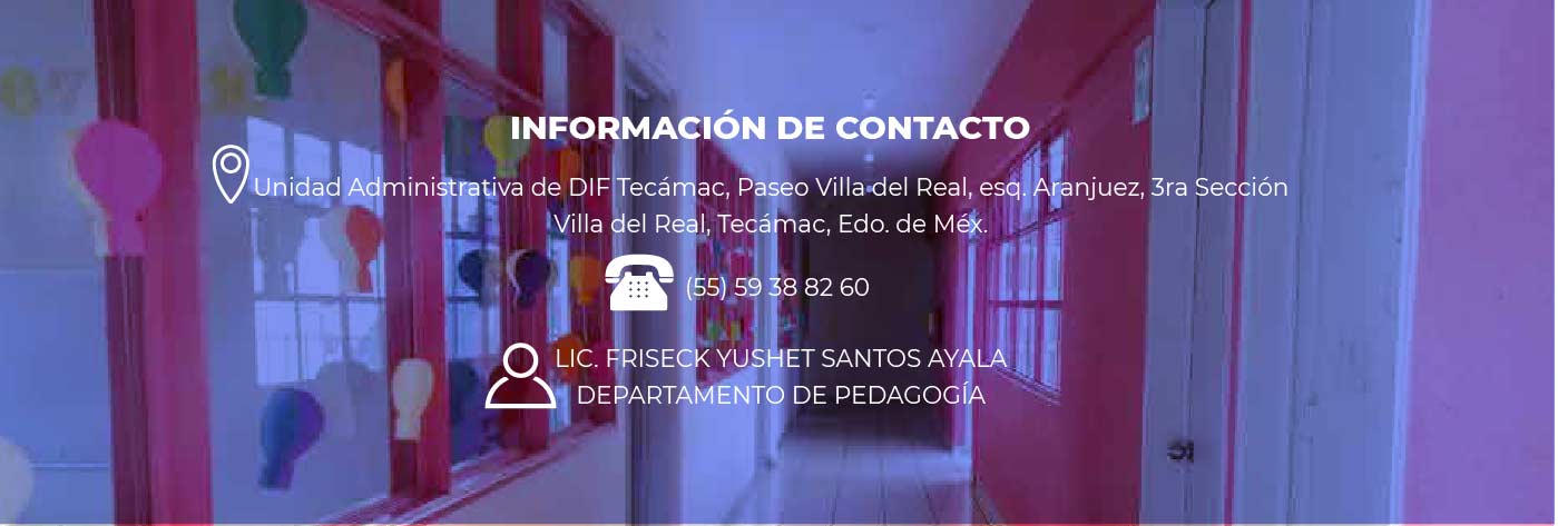 Contacto estancias infantiles municipio de tecámac